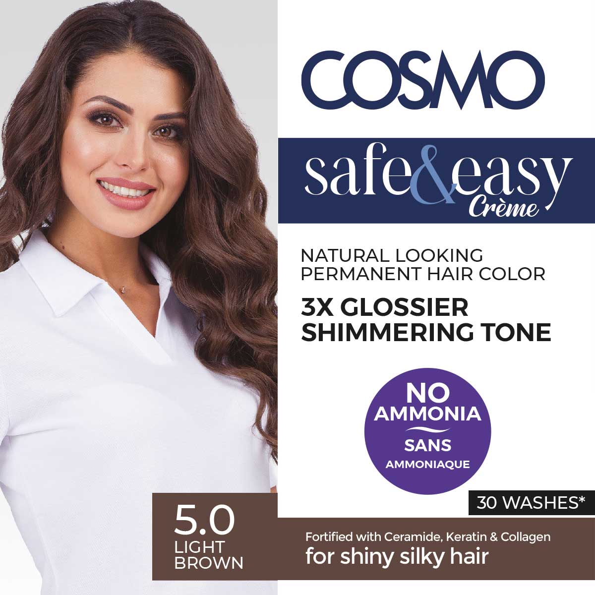 No Ammonia 5.0 Light Brown